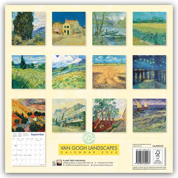 Produktbild: Vincent van Gogh – Landschaften 2025