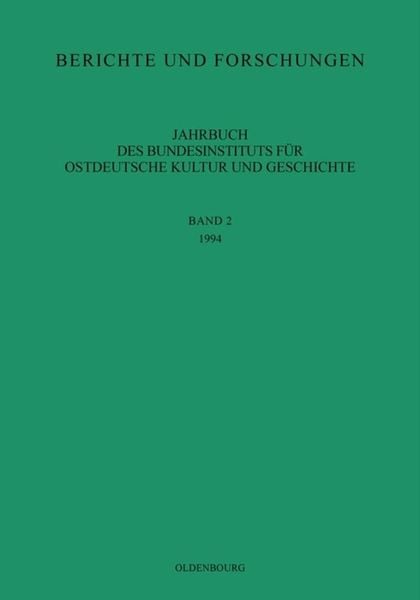 Produktbild: Jahrbuch des Bundesinstituts f&uuml;r Kultur und Geschichte der Deutschen im &ouml;stlichen Europa / 1994