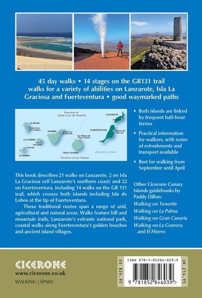Produktbild: Walking on Lanzarote and Fuerteventura