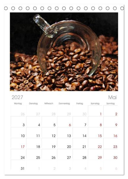 Produktbild: Tischplaner 2027 - Kaffeesatz - Kunst und Tradition (A5 Tischkalender zum Aufstellen) CALVENDO