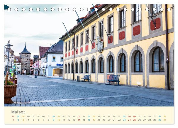 Produktbild: Lichtenfels - die Deutsche Korbstadt (Tischkalender 2026 DIN A5 quer), CALVENDO Monatskalender
