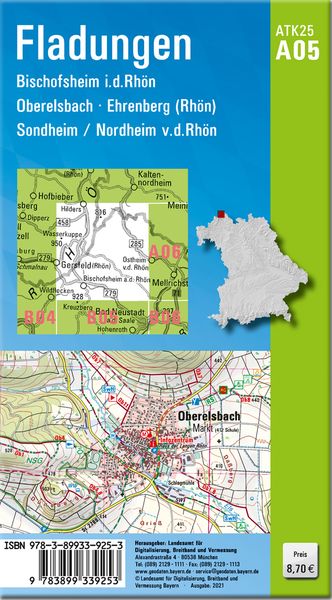 Produktbild: Fladungen 1:25 000