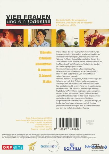 Produktbild: Vier Frauen und ein Todesfall - Staffel 5 [2 DVDs]