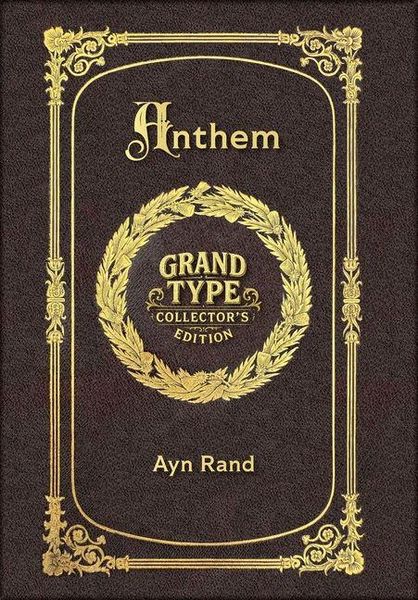 Produktbild: Large Print - Anthem - Grand Type Collector's Edition - Matte Hardcover with Dust Jacket