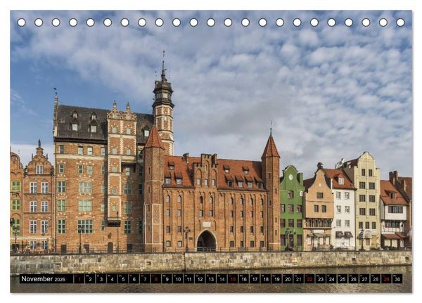Produktbild: Ein Wochenende in Danzig (Tischkalender 2026 DIN A5 quer), CALVENDO Monatskalender