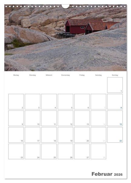 Produktbild: Typisch Schwedisch Bohusl&auml;n (Wandkalender 2026 DIN A3 hoch), CALVENDO Monatskalender