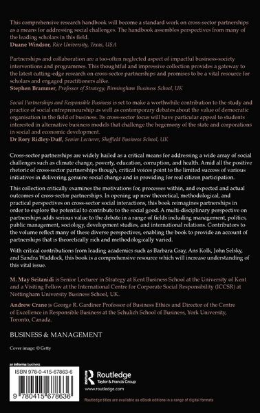 Produktbild: Social Partnerships and Responsible Business