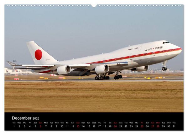 Produktbild: World of Planes (High Quality Premium Wall Calendar 2026 DIN A2 landscape),CALVENDO 12 Month Wall Calendar
