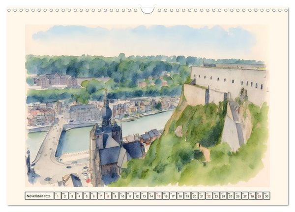 Produktbild: Belgien - absolut sehenswert (Wandkalender 2026 DIN A3 quer), CALVENDO Monatskalender