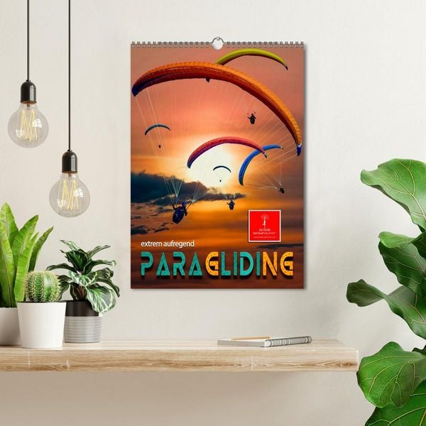 Produktbild: Paragliding - extrem aufregend (Wandkalender 2026 DIN A3 hoch), CALVENDO Monatskalender