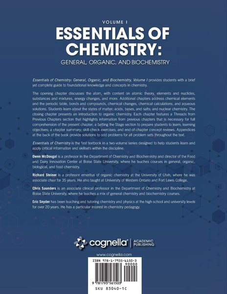 Produktbild: Essentials of Chemistry