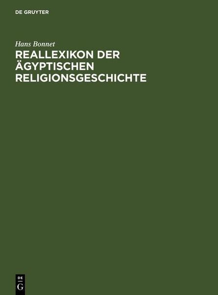 Produktbild: Reallexikon der &auml;gyptischen Religionsgeschichte