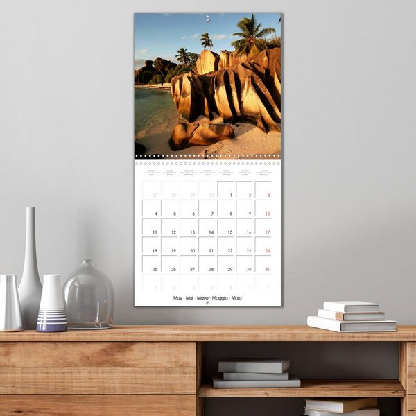 Produktbild: dream beaches - Seychelles (Wall Calendar 2026 12 &times; 12 Inch) CALVENDO 12 Month Wall Calendar
