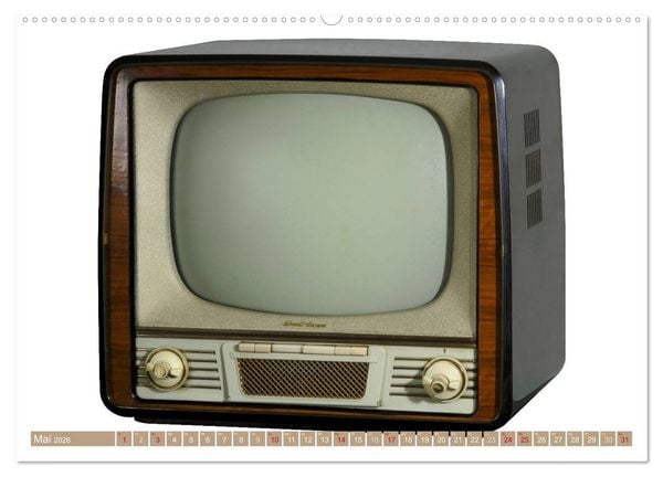 Produktbild: Fernseher der 1950er bis 70er Jahre: In die R&ouml;hre geguckt (hochwertiger Premium Wandkalender 2026 DIN A2 quer), Kunstdruck in Hochglanz