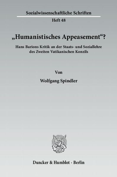 Produktbild: "Humanistisches Appeasement"?
