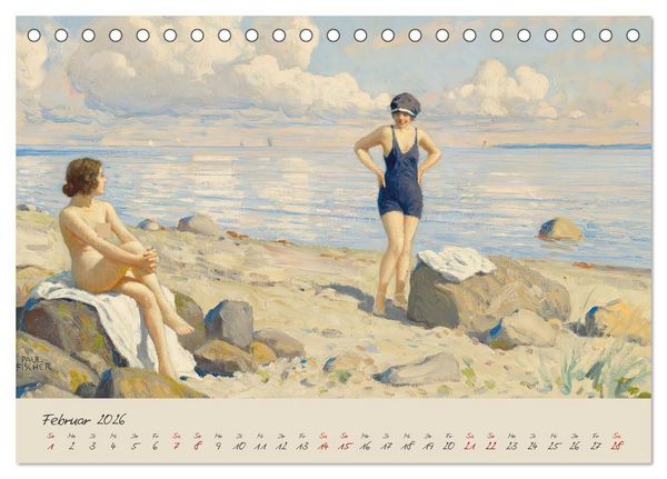 Produktbild: Strandgef&uuml;hle (Tischkalender 2026 DIN A5 quer), CALVENDO Monatskalender