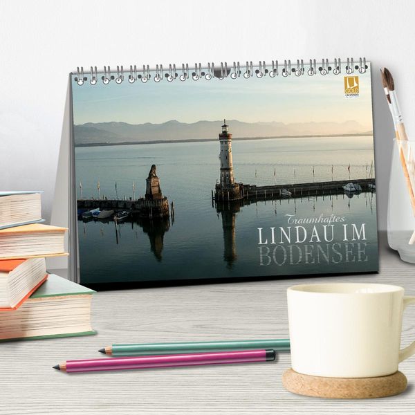 Produktbild: Traumhaftes Lindau im Bodensee (Tischkalender 2026 DIN A5 quer), CALVENDO Monatskalender