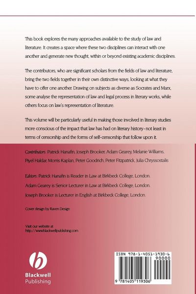 Produktbild: Law and Literature