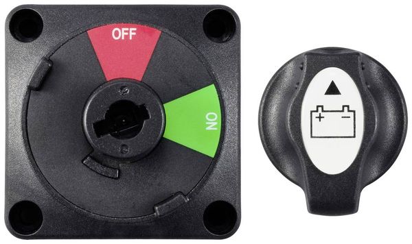 Produktbild: TRU COMPONENTS TC-11992196 Kfz-Batterieschalter 12 V/DC, 50 V/DC 300A 1 x Ein/Aus IPX8 1St.