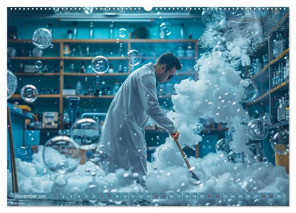 Produktbild: Montag im Labor (Wandkalender 2026 DIN A2 quer), CALVENDO Monatskalender