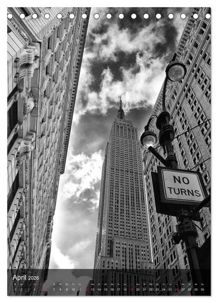 Produktbild: New York - The Big Apple (Tischkalender 2026 DIN A5 hoch), CALVENDO Monatskalender