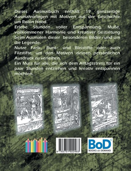 Produktbild: ROBIN HOOD Ausmalbuch