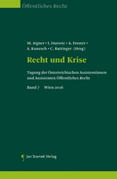 Produktbild: Recht und Krise