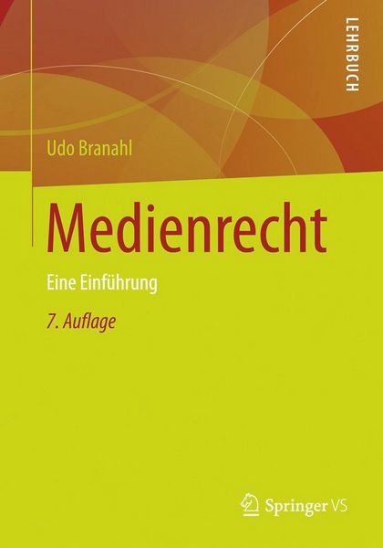Produktbild: Medienrecht