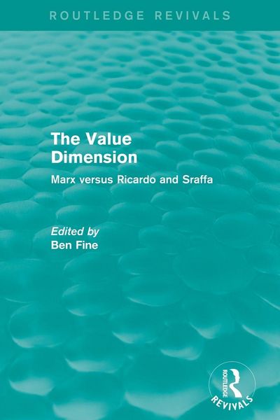 Produktbild: The Value Dimension (Routledge Revivals)