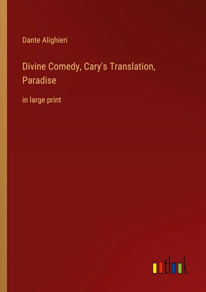 Produktbild: Divine Comedy, Cary's Translation, Paradise
