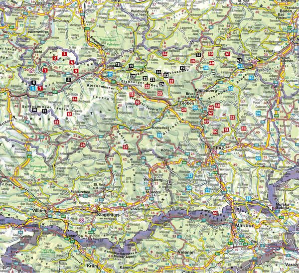 Produktbild: ROTHER Wanderbuch Wandern mit &Ouml;ffis - Steiermark. 60 Touren mit Bahn & Bus