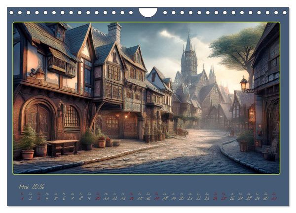 Produktbild: Landschaft romantisch gesehen (Wandkalender 2026 DIN A4 quer), CALVENDO Monatskalender