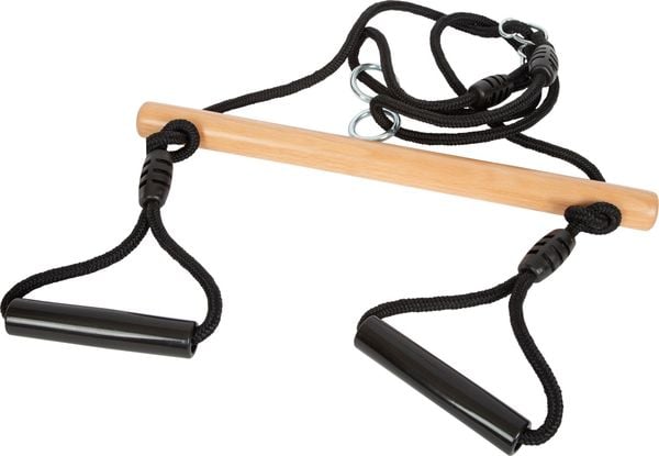 Produktbild: small foot 12409 - Trapezschaukel mit Turnringen Black Line