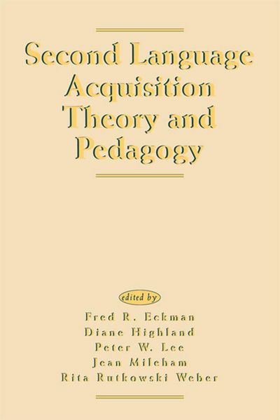Produktbild: Second Language Acquisition Theory and Pedagogy