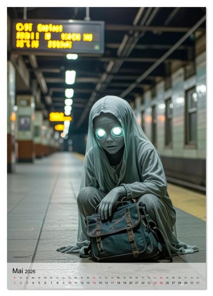 Produktbild: Kreaturen der Dunkelheit - Urbane Horror Mythen (Wandkalender 2026 DIN A3 hoch), CALVENDO Monatskalender