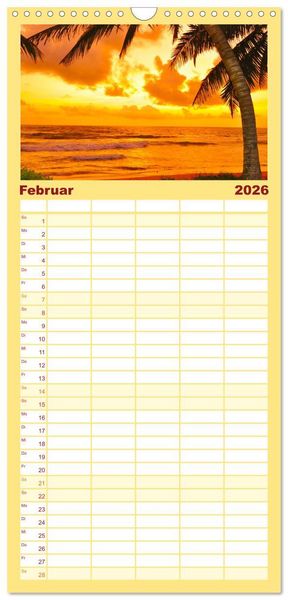 Produktbild: Familienplaner 2026 - Sri Lanka - Eine wahre Perle im Indischen Ozean mit 5 Spalten (Wandkalender, 21 x 45 cm) CALVENDO