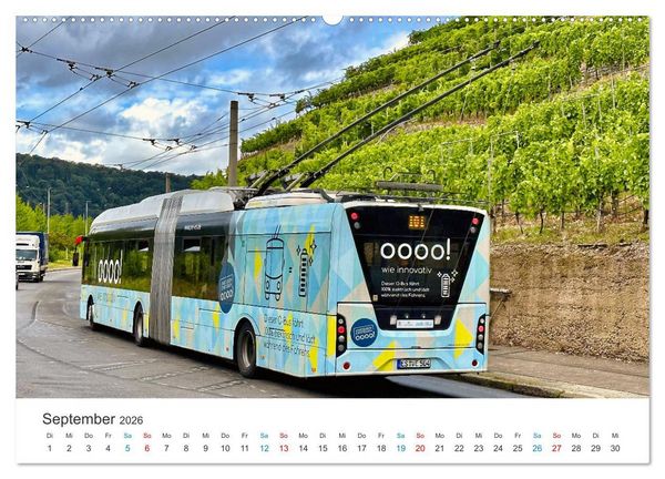 Produktbild: Omnibusse im Fokus (Wandkalender 2026 DIN A2 quer), CALVENDO Monatskalender