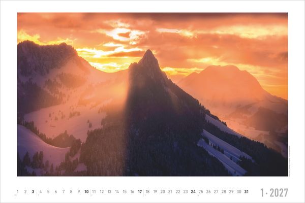 Produktbild: Faszinierende Alpen 2027