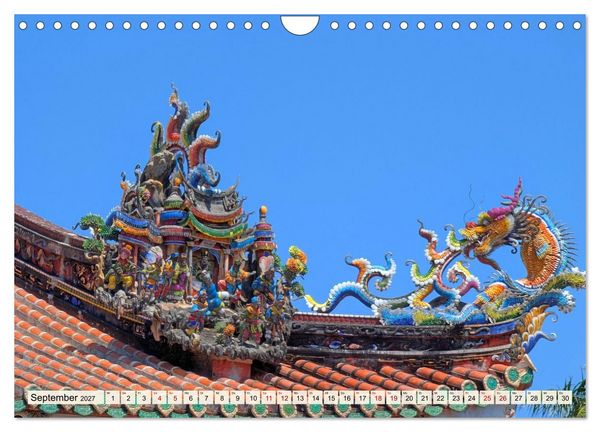 Produktbild: Taipeh &ndash; Tradition trifft Moderne (Wandkalender 2027 DIN A4 quer), CALVENDO Monatskalender