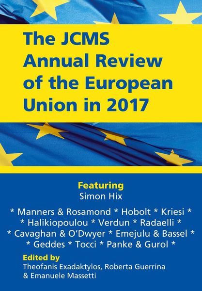 Produktbild: The Jcms Annual Review of the European Union in 2017
