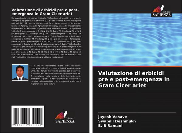 Produktbild: Valutazione di erbicidi pre e post-emergenza in Gram Cicer ariet