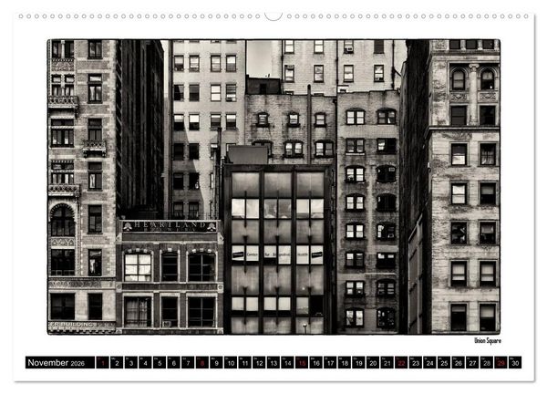 Produktbild: Manhattan Memories - Erinnerungen an New York (Wandkalender 2026 DIN A2 quer), CALVENDO Monatskalender