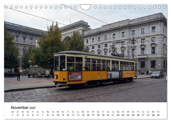 Produktbild: Stra&szlig;enbahnen in Europa (Wandkalender 2027 DIN A4 quer), CALVENDO Monatskalender