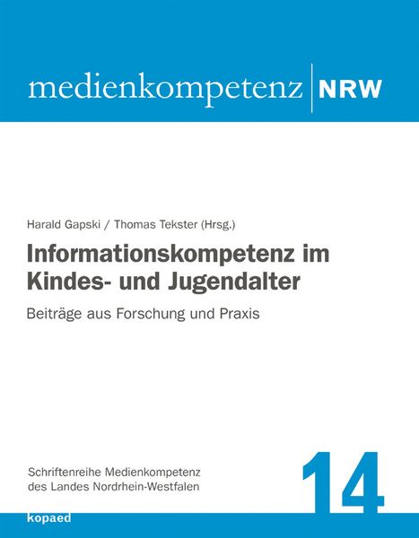Produktbild: Informationskompetenz im Kindes- und Jugendalter