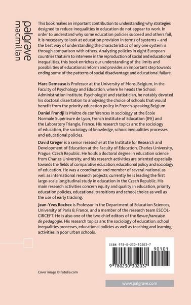 Produktbild: Educational Policies and Inequalities in Europe