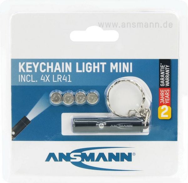 Produktbild: Ansmann Keychain Mini 1600-0272 LED Schl&uuml;sselleuchte mit Schl&uuml;sselanh&auml;nger batteriebetrieben 14 g