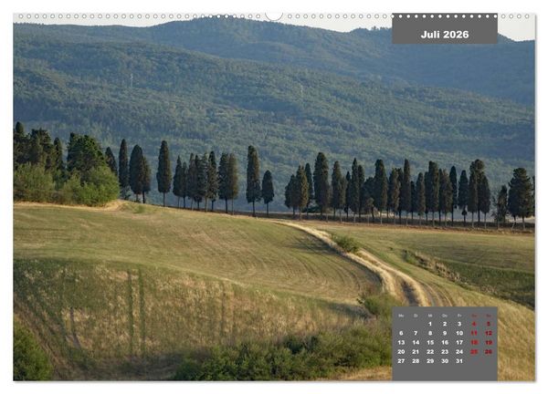 Produktbild: Toskana - eine der sch&ouml;nsten Regionen Italiens (Wandkalender 2026 DIN A2 quer), CALVENDO Monatskalender