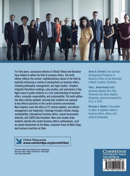 Produktbild: Ethical Theory and Business