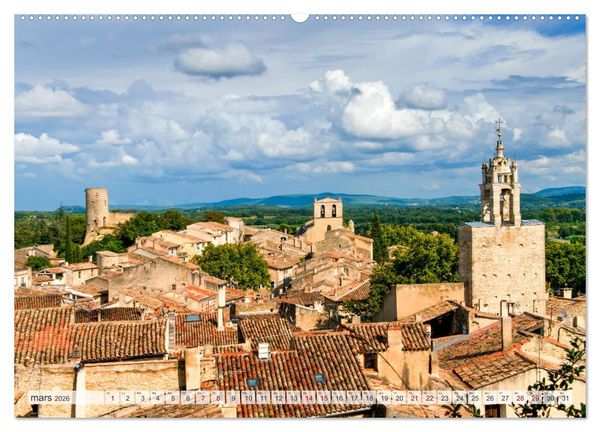 Produktbild: Les villages perch&eacute;s de Provence (Calendrier mural 2026 DIN A2 vertical), CALVENDO calendrier mensuel