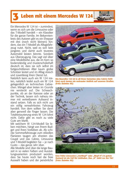 Praxisratgeber Klassikerkauf Mercedes-Benz W 124